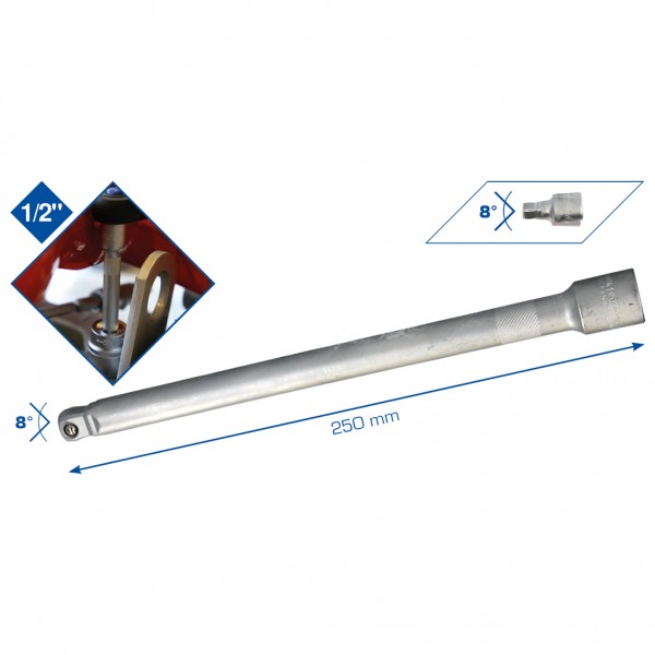 Brilliant Tools BT022913 1/2" otočné predĺženie, 250 mm